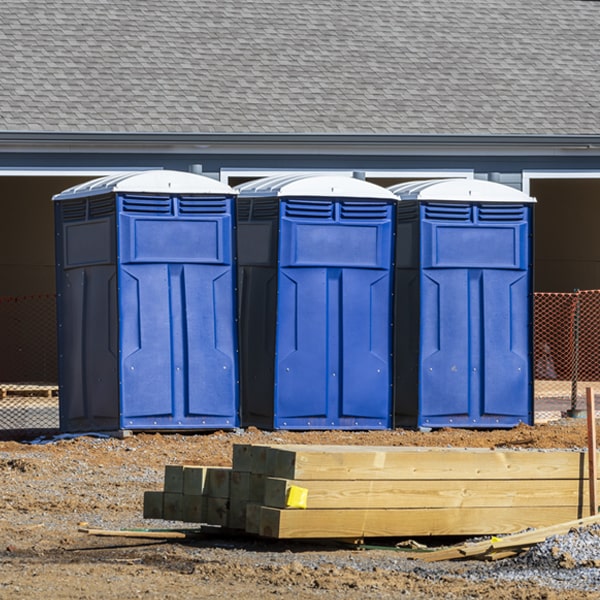 are there any restrictions on where i can place the portable restrooms during my rental period in Walnut